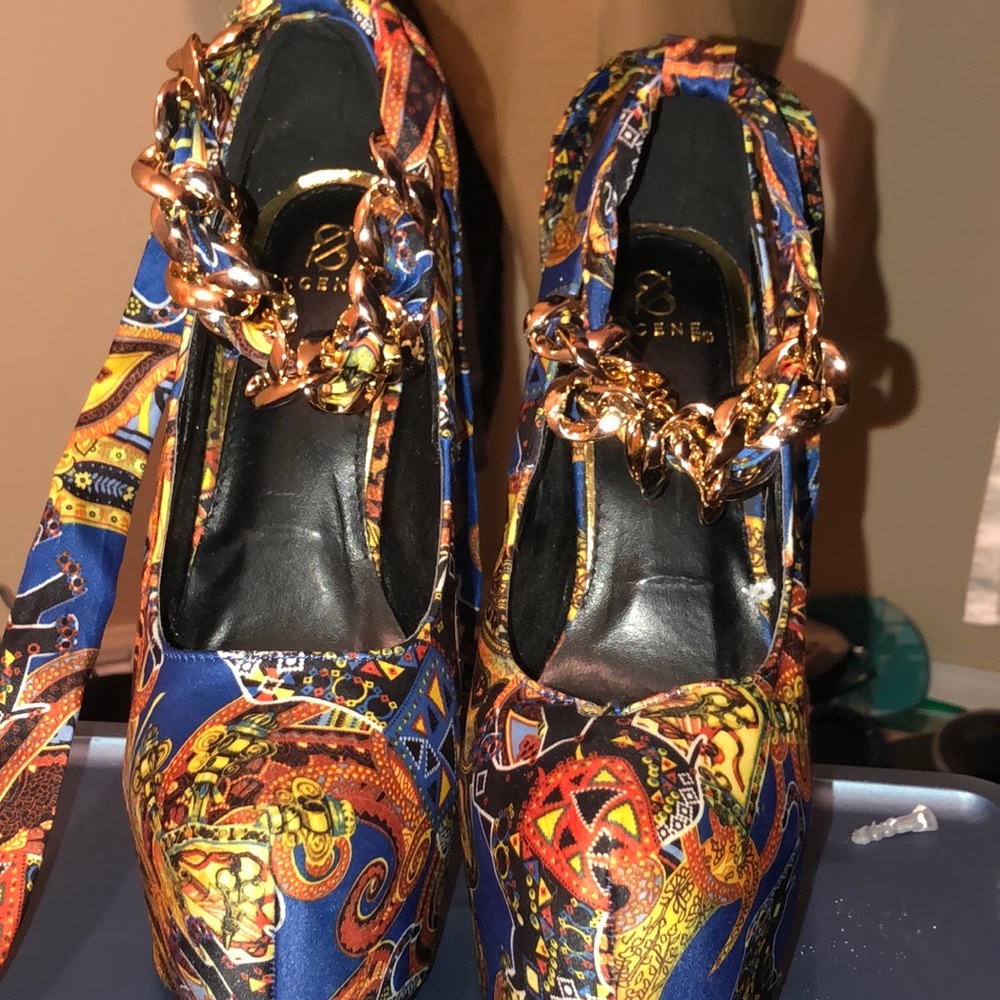High heel shoes